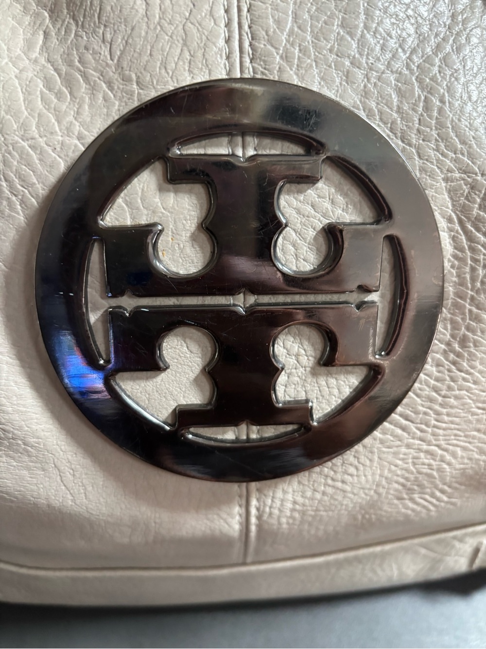 Y2K Tory Burch Leather Souchy Large pebbled leather tote/purse - Picture 2 of 16